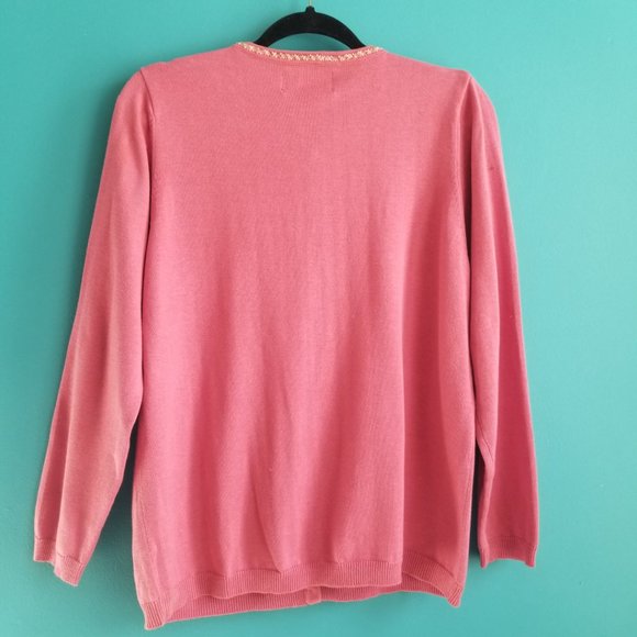 Bob Mackie Wearable Art Dragonfly Cardigan, M - Picture 5 of 8